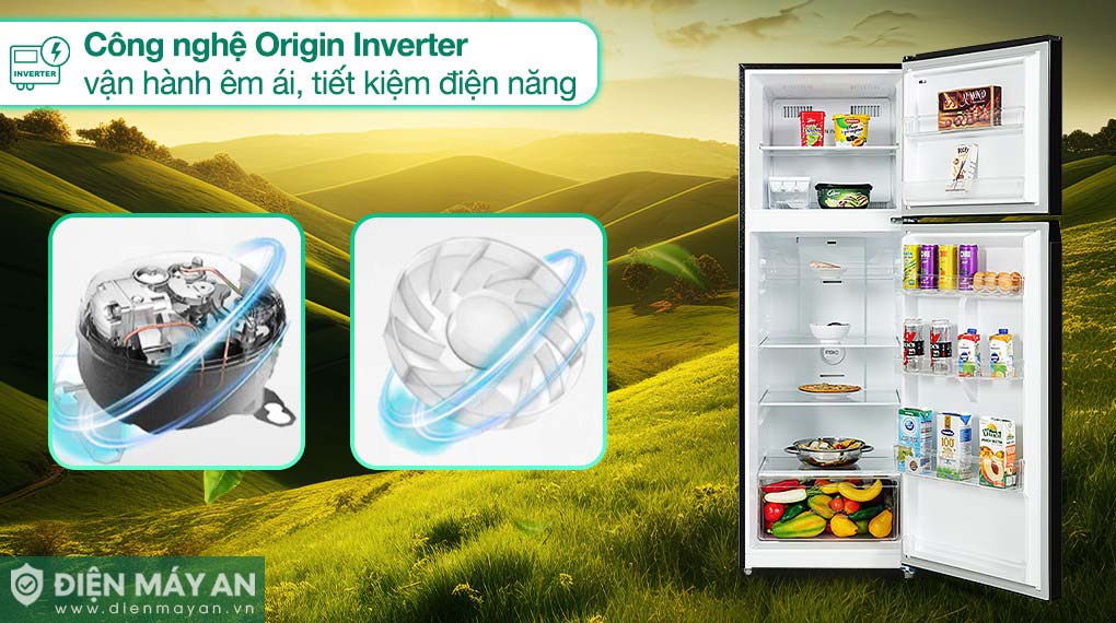 Tủ Lạnh Toshiba Inverter 338 Lít GR-RT468WE-PMV(58)-MM - công nghệ tiết kiệm điện